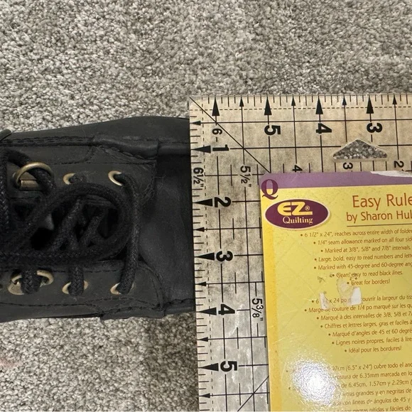 Vintage Polo Ralph Lauren Wolcott Boots Black Oiled Leather with Big Polo Patch - Picture 9 of 9